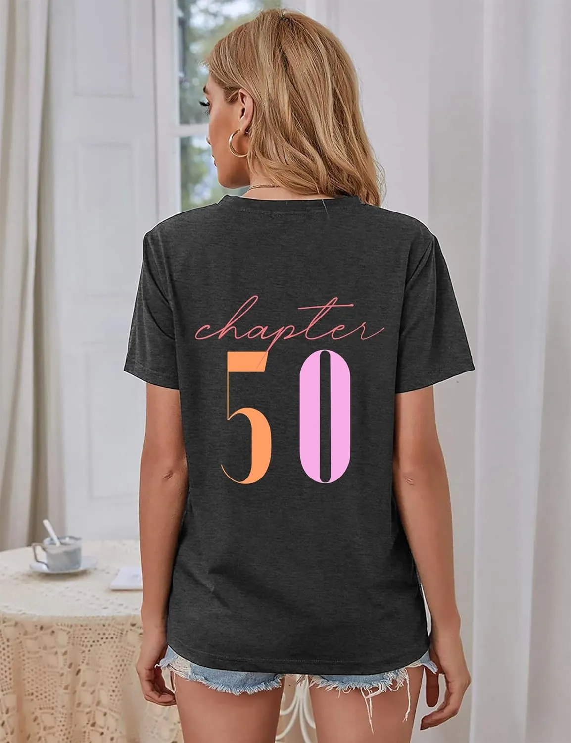 50th Birthday Gifts for Women Fifty Birthday Shirts: Vintage 1975 Shirt 50 Years Old Birthday Party Graphic T-Shirt