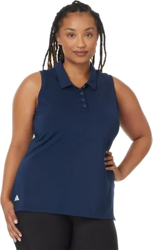 adidas Women's Ultimate365 Solid Sleeveless Polo Shirt