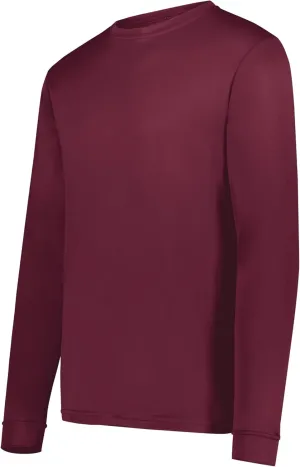 Augusta Sportswear Wicking Long Sleeve Sun Protection Athletic Shirt for Running, Hiking, Fishing, and Outdoor Activities