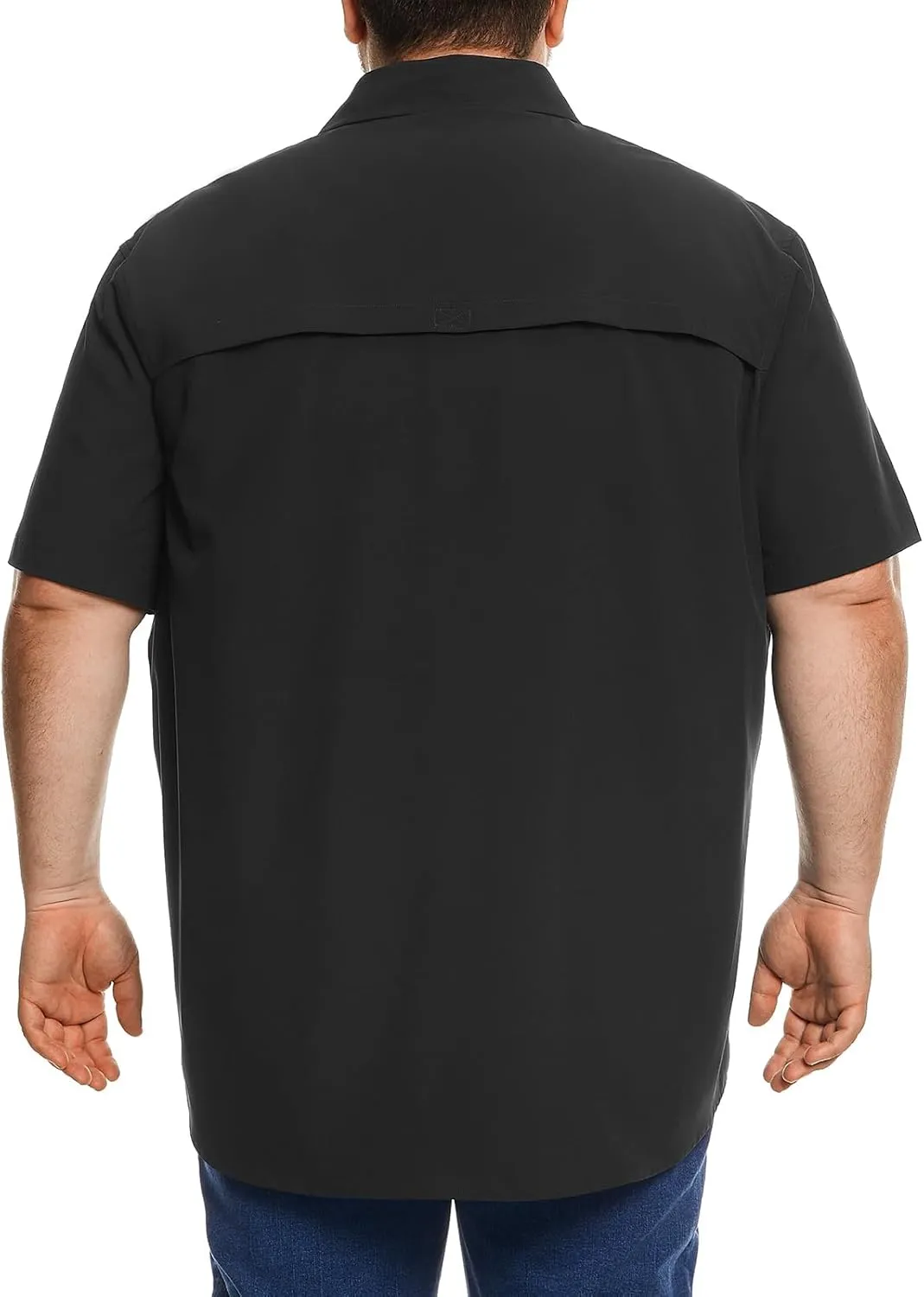 Big and Tall Mens Fishing Shirt UPF 50  Sun Protection Shirt SPF Quick Dry 2XL-6XL