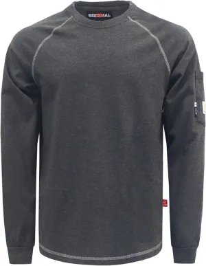 BOCOMAL FR Shirts Heather Series 6oz Flame Resistant T Shirt NFPA2112 CAT2 Fire Retardant Crew Work Shirt