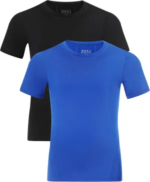 Boys Compression Shirt Short Sleeve Youth Athletic Undershirt Kids Base Layer T-Shirt for Football Basketball