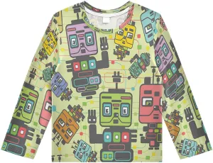Boys Rash Guard Long Sleeve UPF 50  Sun Protection Boys Swim Shirt Quick Dry Shirt for 3-12 Years