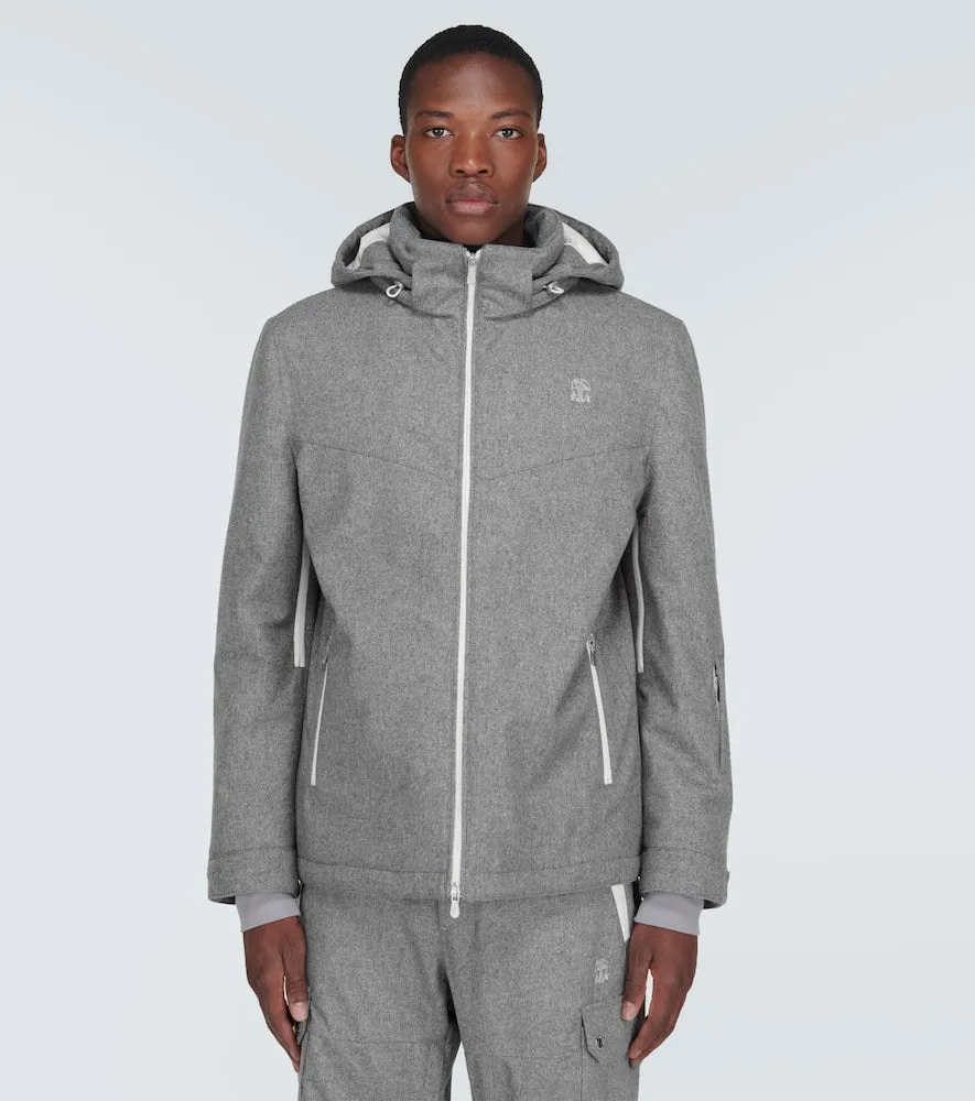 Brunello Cucinelli Wool ski jacket