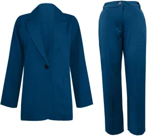 Business Casual Outfits for Women Professional Pant Suits 2 Piece Office Outfit Work Blazer Set Women Dressy Suit 2024