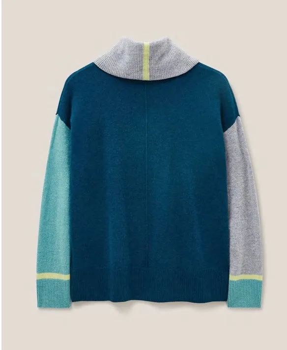 CALLIE H NECK CASHMERE JUMPER