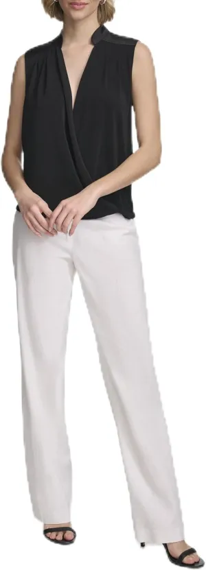 Calvin Klein Women's Draped Sleeveless Top