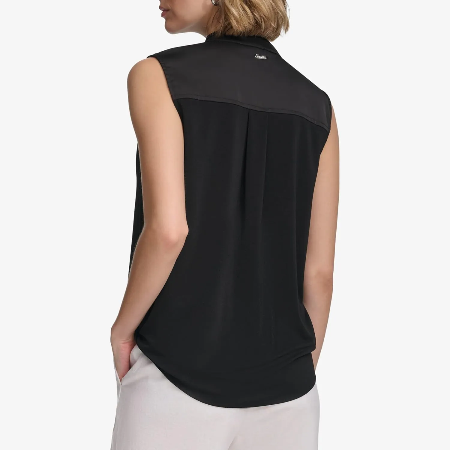 Calvin Klein Women's Draped Sleeveless Top