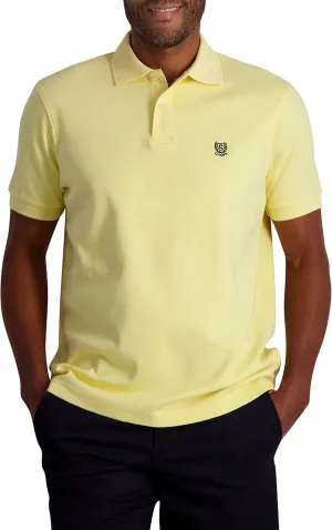 Chaps Men's Polo Shirt - Classic Fit Short Sleeve 2-Button Double Knit Cotton Polo Shirt (S-XL)
