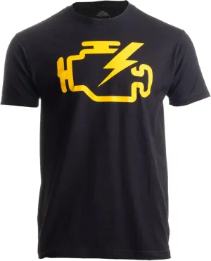 Check Engine Light | Funny Mechanic Macanic Machanic Car Clothing Men T-Shirt
