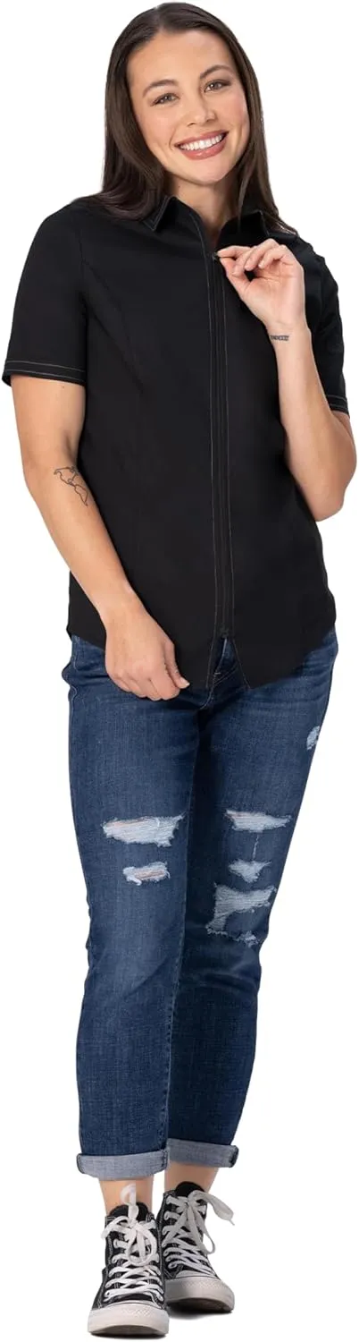 Chef Works Women's Cody Zip Work Shirt