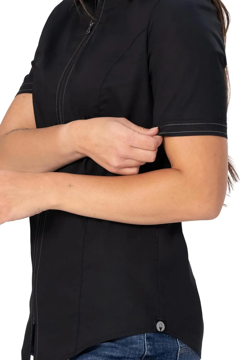 Chef Works Women's Cody Zip Work Shirt