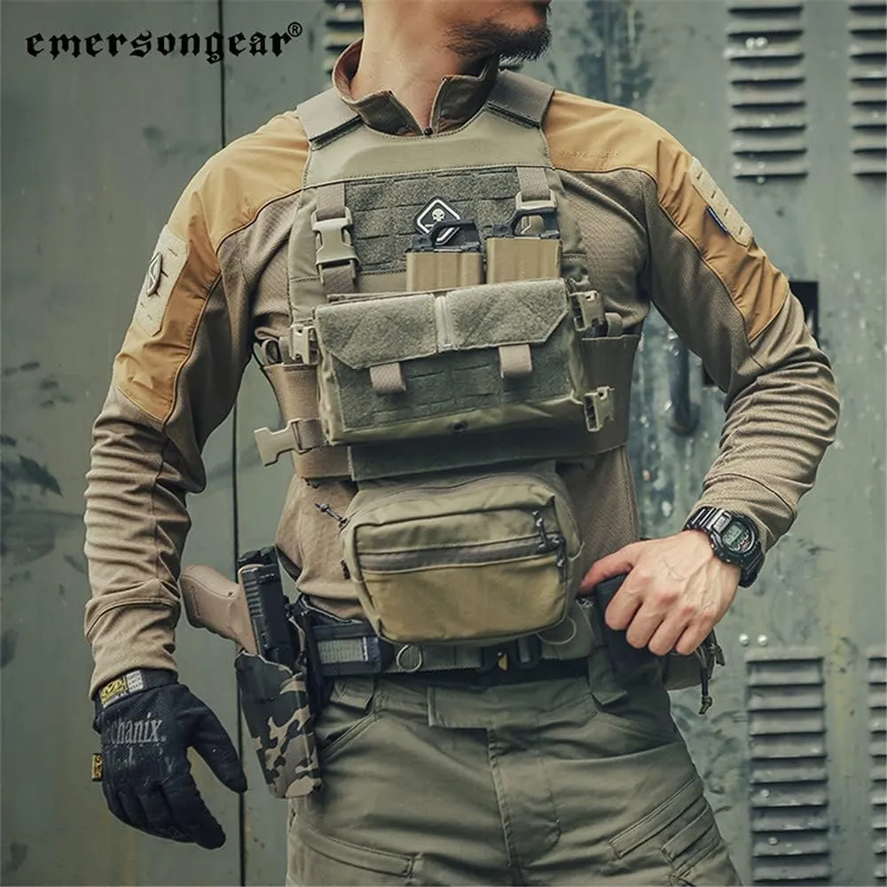 EMERSONGEAR Men's Tactical Long Sleeve Shirt, Combat Airsoft Paintball Hiking Quick Dry Slim Fit T-Shirt