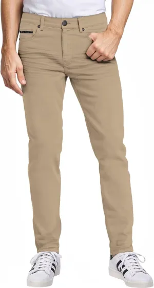 ETHANOL Men's Slim-Fit Comfort Stretch with 5 Pocket Design Straight Pants