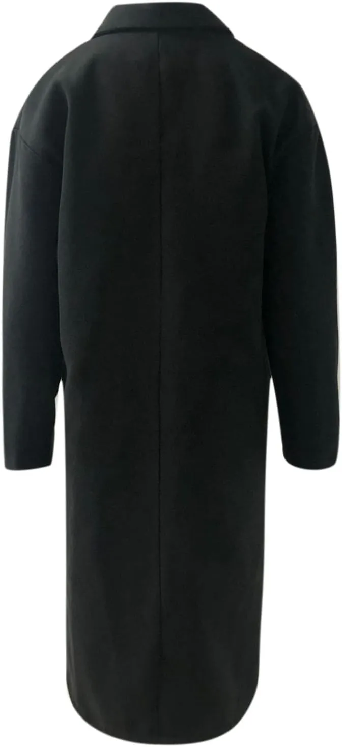 Fall Coats for Women 2024 Winter Peacoat Casual Double Breasted Wool Coat Fashion Elegant Notch Lapel Trench Coats