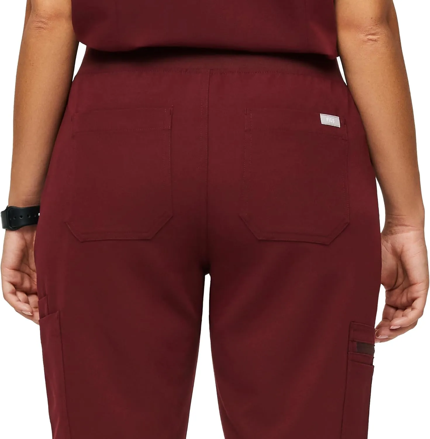 FIGS YOLA High Waisted Skinny Scrub Pants for Women  11 Pockets, 4-Way Stretch, Yoga Waistband Womens Scrub Pants