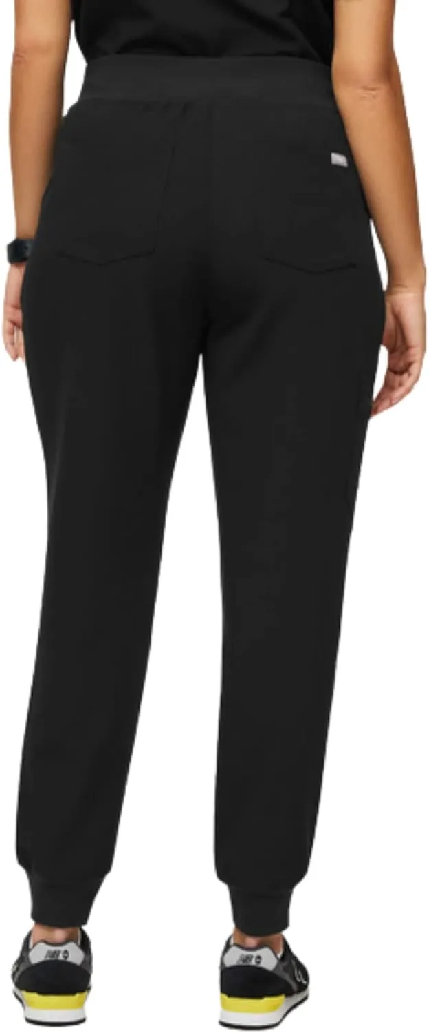 FIGS Zamora High Waisted Jogger Style Scrub Pants for Women  Slim Fit, 6 Pockets, High Rise Yoga Waistband Women Scrub Pants