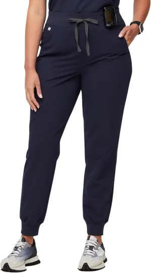 FIGS Zamora High Waisted Jogger Style Scrub Pants for Women  Slim Fit, 6 Pockets, High Rise Yoga Waistband Women Scrub Pants
