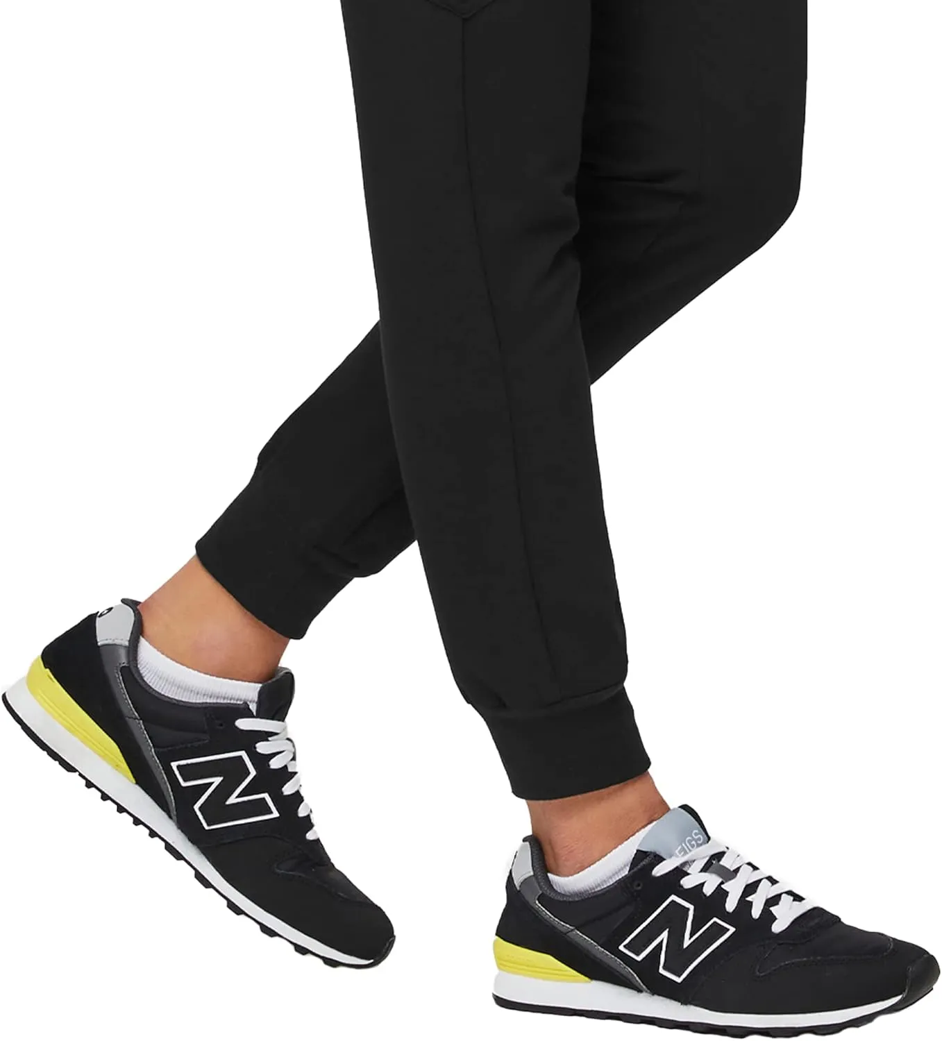 FIGS Zamora Jogger Style Scrub Pants for Women  Slim Fit, 6 Pockets, Yoga Waistband, Ribbed Ankle Cuffs, Anti-Wrinkle