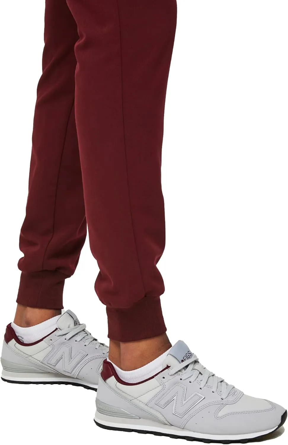 FIGS Zamora Jogger Style Scrub Pants for Women  Slim Fit, 6 Pockets, Yoga Waistband, Ribbed Ankle Cuffs, Anti-Wrinkle