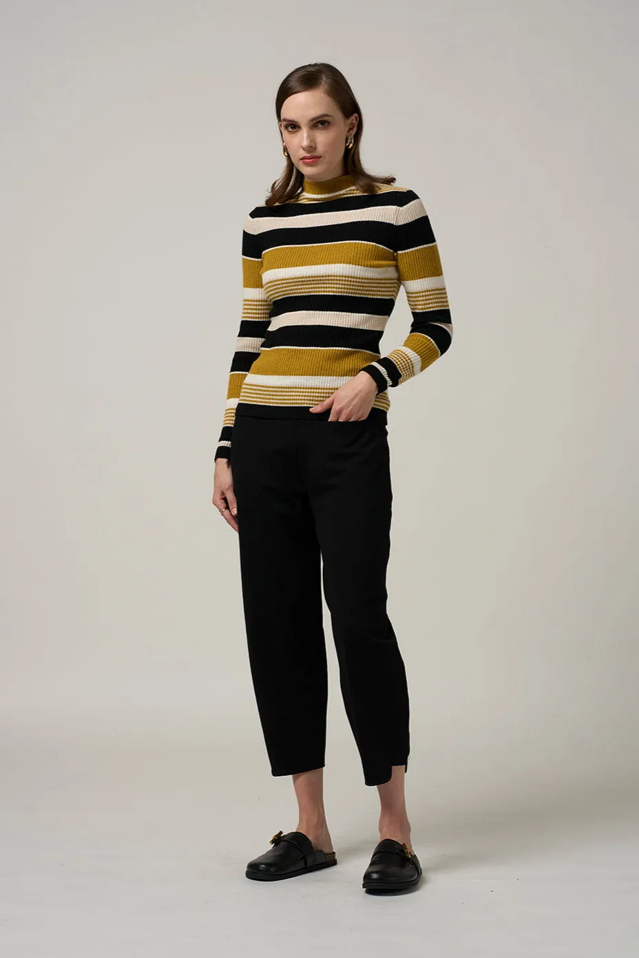 Getaway Stripe Rib / Mustart Multi
