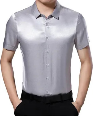 Hgvcfcv Men's Polo Shirts Quick-Dry Casual Golf Shirt Short Sleeve Polos Summer Golf Shirt Spandex Shirts for Men