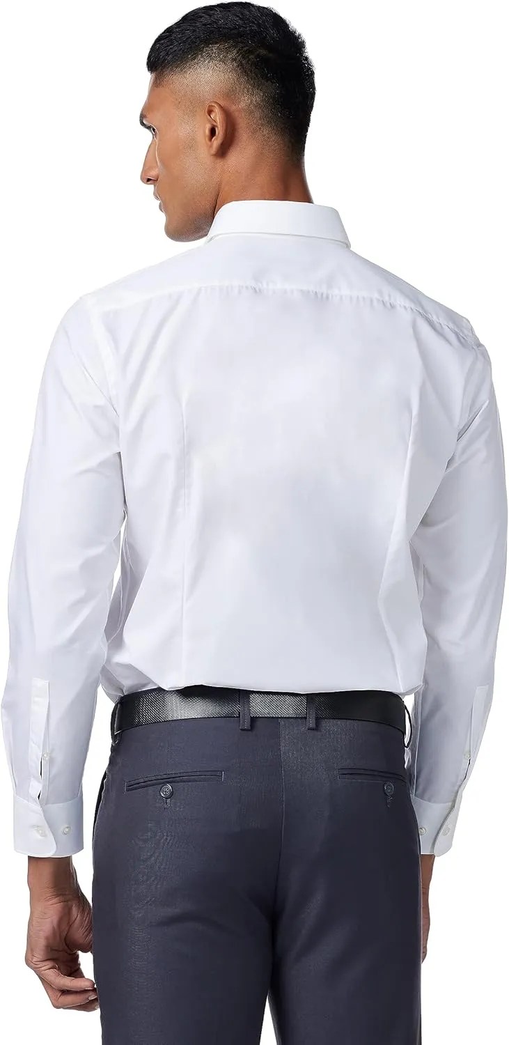 HUGO Men's Classic Popelin Button Down Dress Shirt