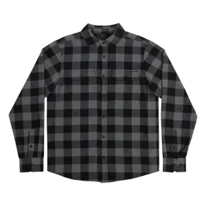 Independent Belmont L/S Flannel Button Down Top - Grey