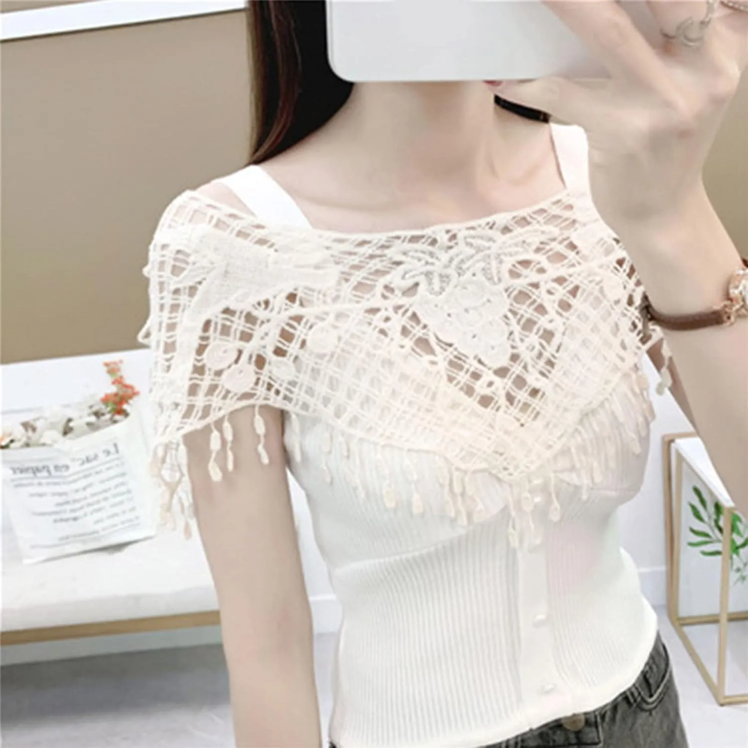 Lace Crochet Shawl For Women Crochet Cape See-Through Lace Cloaks Shawl Bridal Shawl Wrap Capelet Lace Cape Bridesmaid Croch
