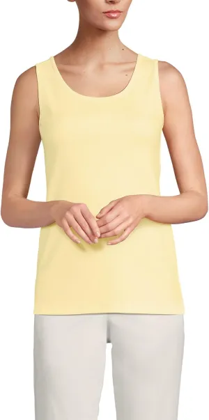 Lands' End Women's Cotton Tank Top