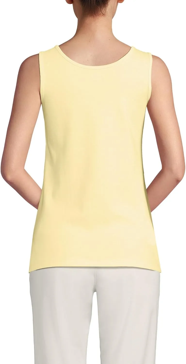 Lands' End Women's Cotton Tank Top