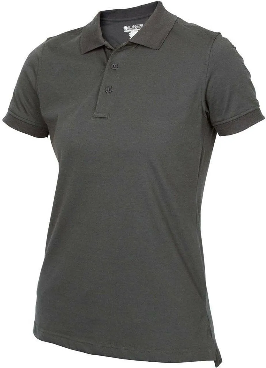 LAPG Womens Operator Tactical Polo Shirt, Short Sleeve Uniform Polo Shirt for Women, Comfortable Lightweight Anti-Wrinkle