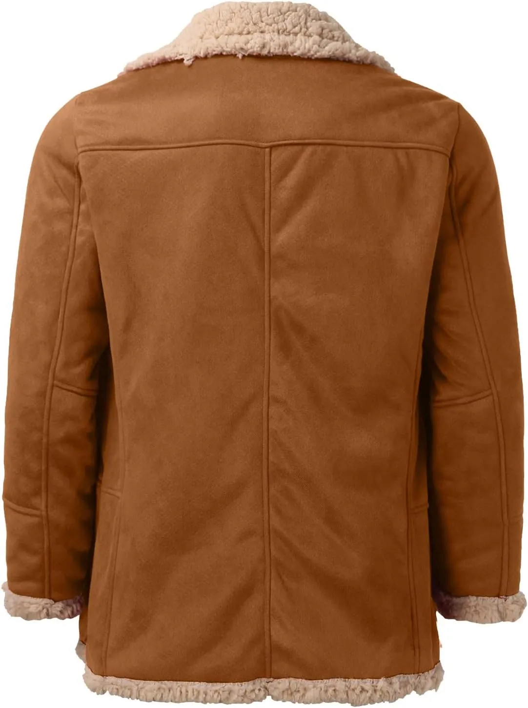 LCMTWX Coats for Men Cottonpadded Jacket Stand Collar Knitted Splice Sweater Coat Casual Men's Thicken Warm Winter Coat