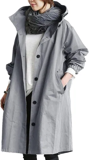 LCMTWX Winter Coat Women Long Coat Outwear Womens Elegant Windbreaker Wild Winter Women's Coat Trench Coat Women Trench