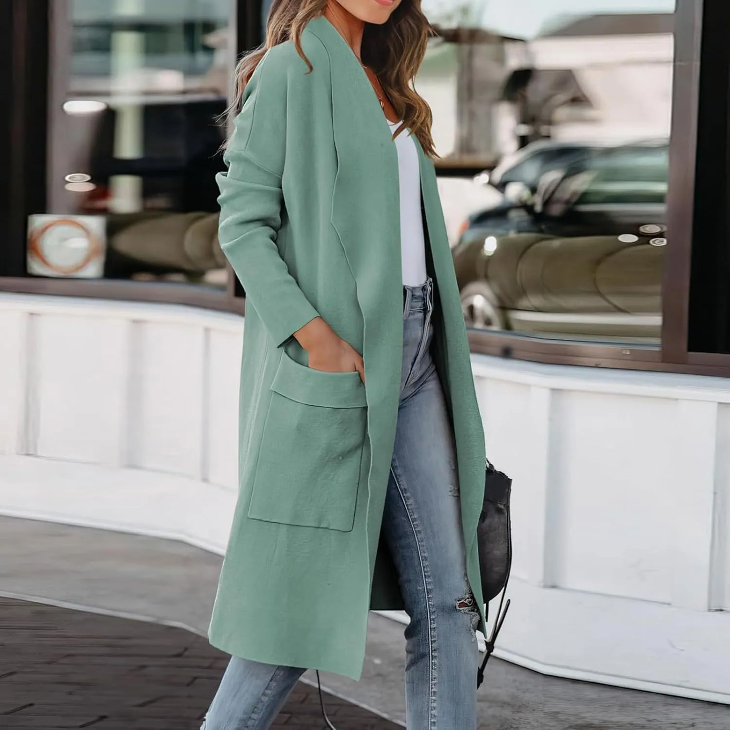 LCMTWX Women's 2023 Fashion Winter Coat Womens Elegant Windbreaker Wild Winter Women's Coat Trench Coats for Women Fall