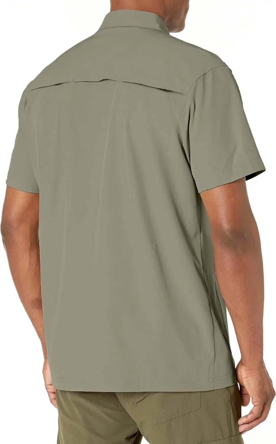 Little Donkey Andy Men's Lightweight Short Sleeve Shirt Quick Dry Stretch Shirt for Hiking Travel, UPF50