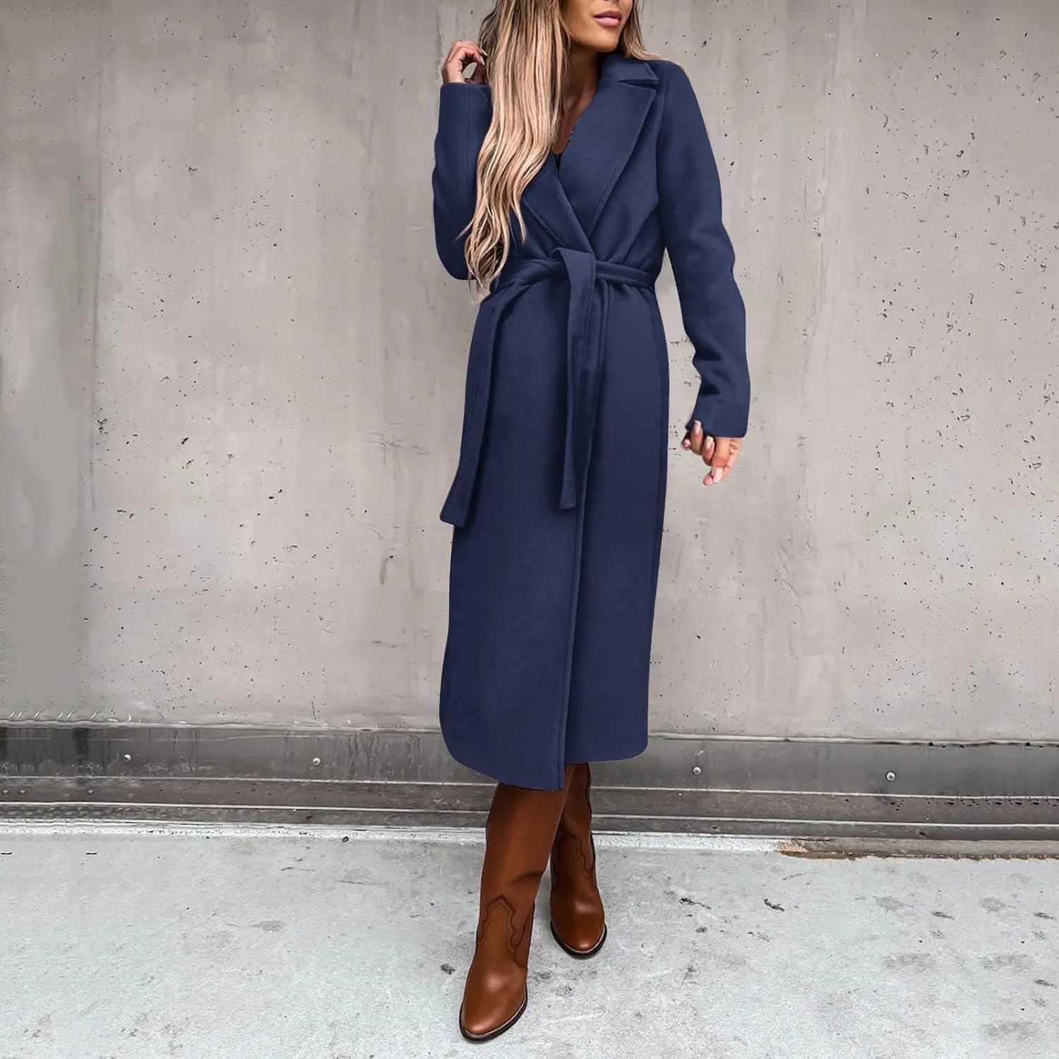 Long Winter Coats for Women Double Breasted Blazerr Trench Coats Lapel Workout Jacket Womens Fall Fashion Warm