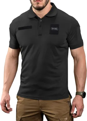 M-Tac Tactical Breathable Polo Shirt - Military Quick Dry Coolmax Short Sleeve T-Shirt for Men