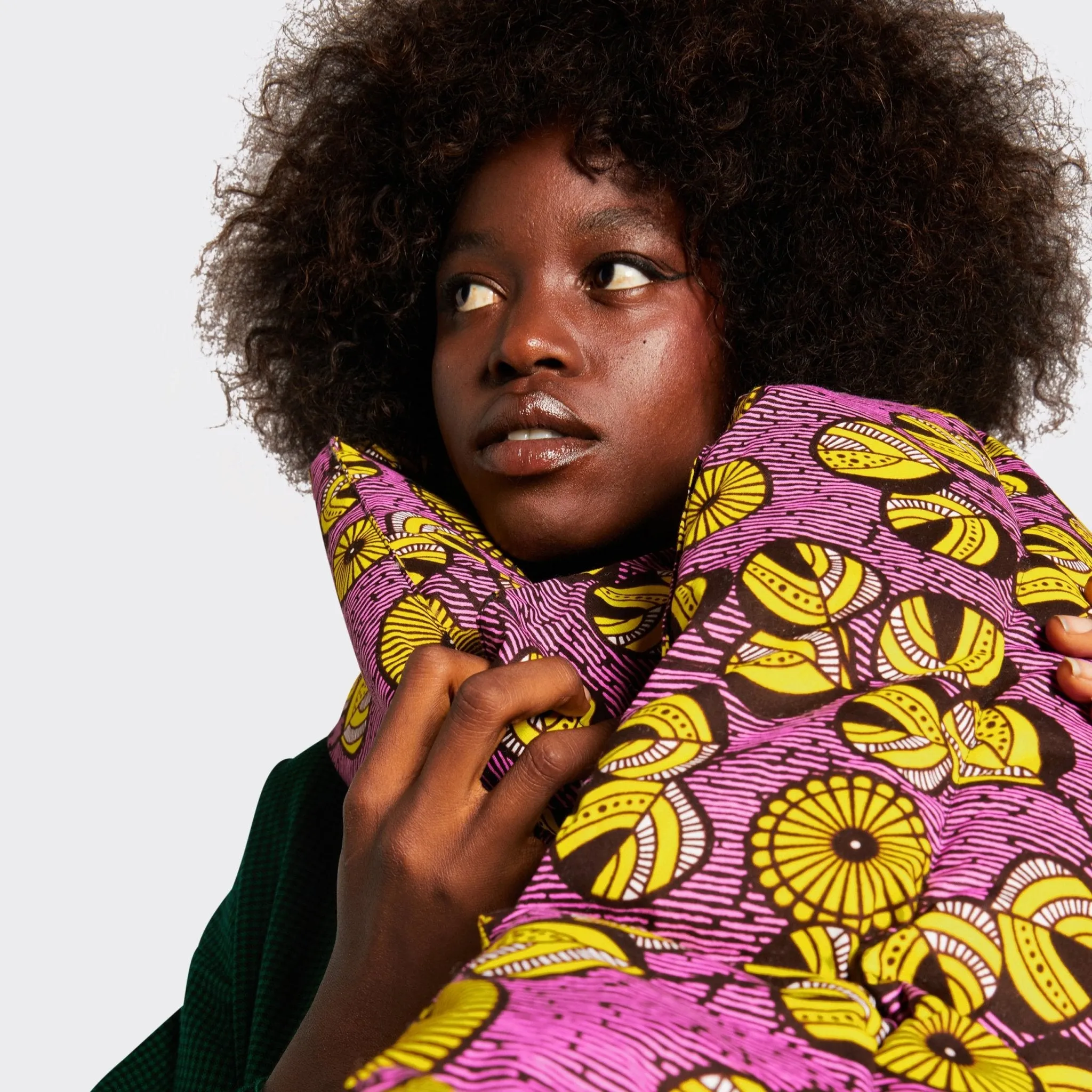 Maasai Puff Scarf - Flower