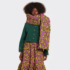 Maasai Puff Scarf - Flower