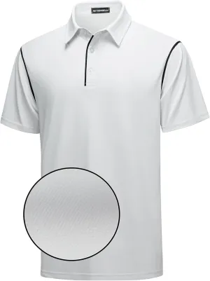 M&F EVENMINE Mens Polo Shirt Quick Dry Performance Short Sleeve Shirts Golf Shirt for Men