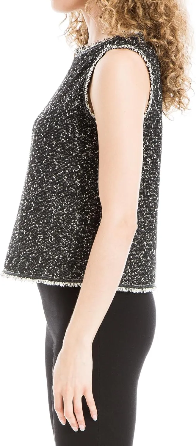 Max Studio Women's Sleeveless Boatneck Top