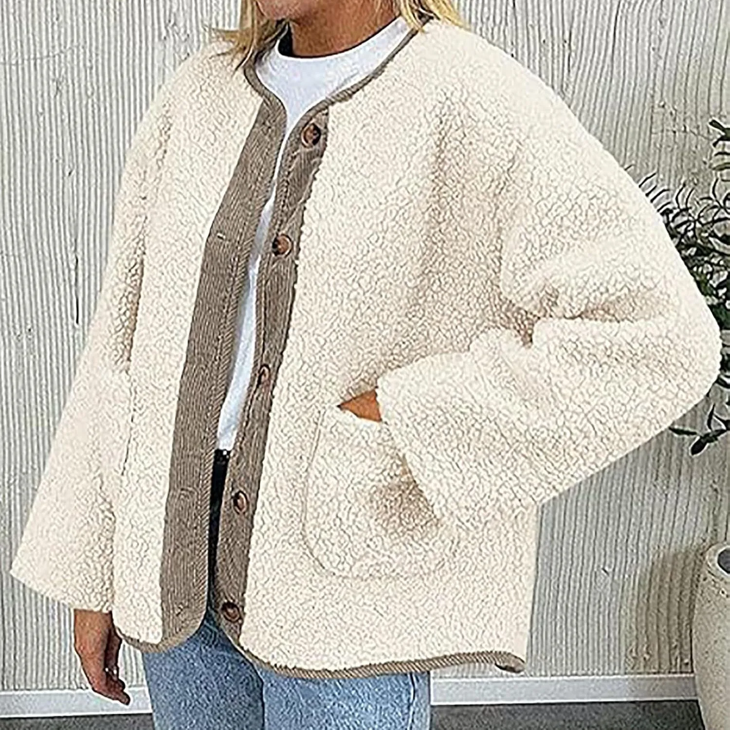 Maxi Down Parka Puffer Coat Long Sleeve Button Up Fuzzy Lined Outerwear Fall Casual Winter Womens Puffer Coat with