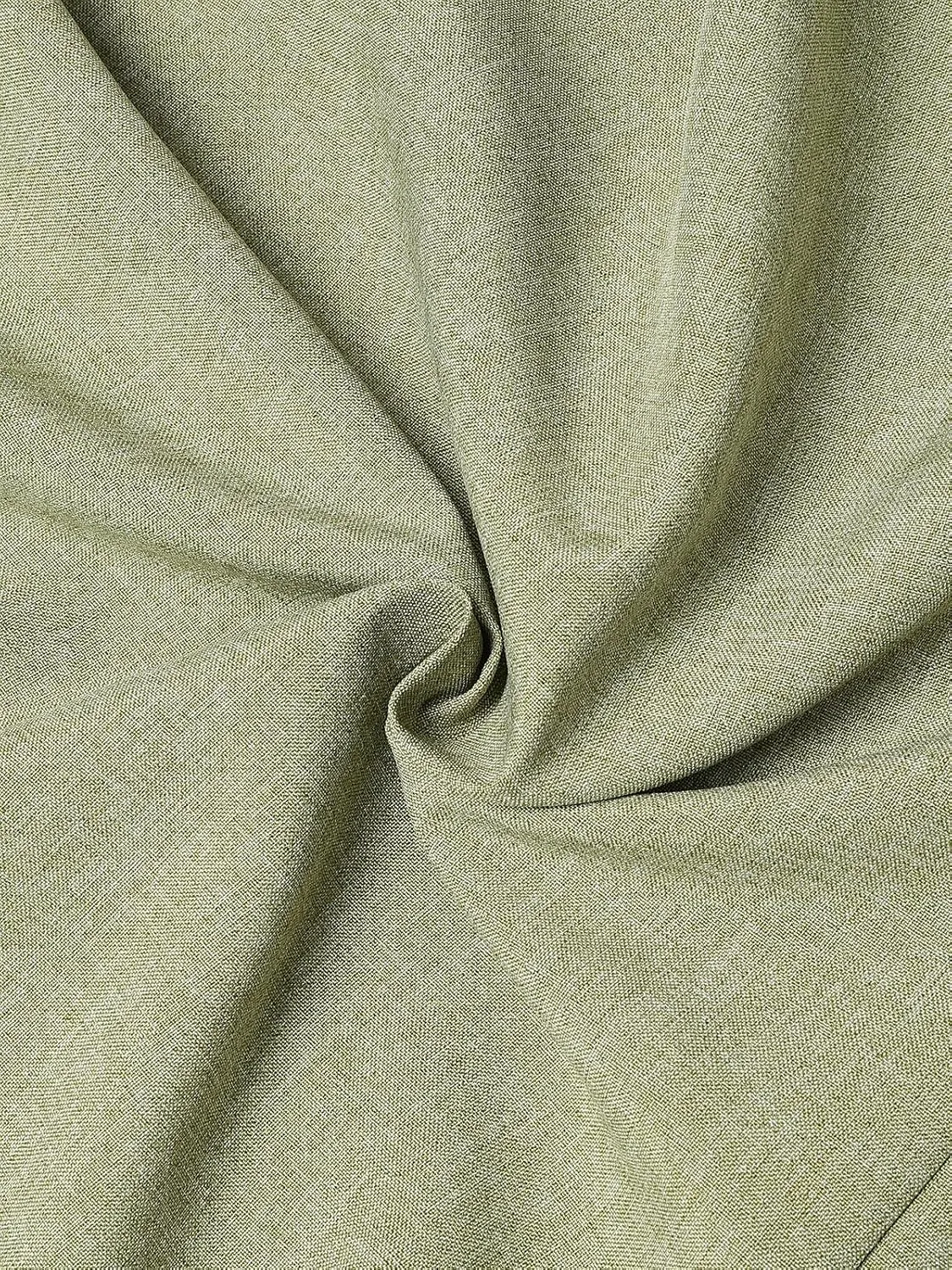 Men Imitation Linen Shirts for Mens Short Button Down Shirt Sleeve Shirt Business Casual with Pocket