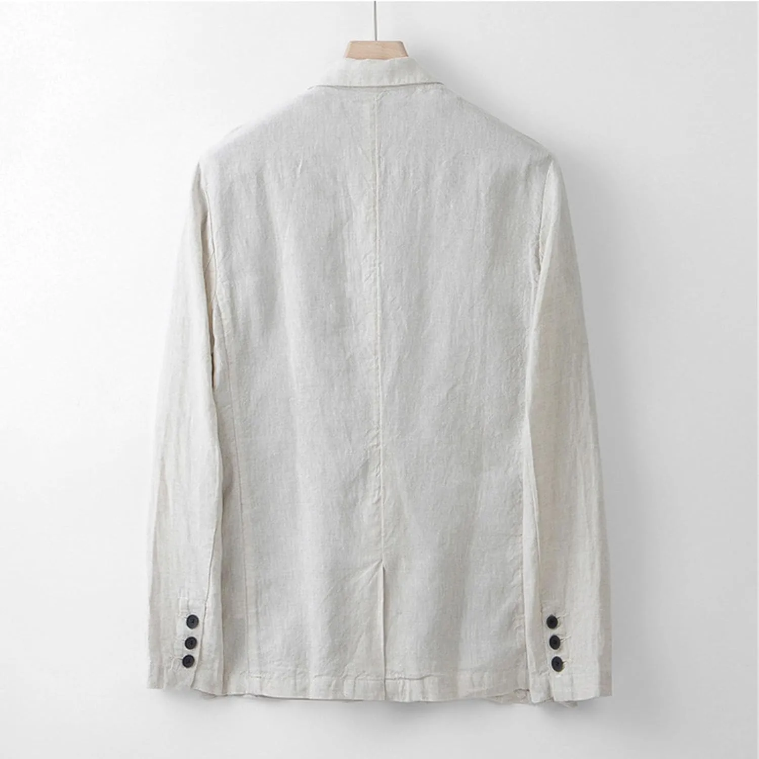 Mens Casual Linen Blazer Lightweight Button Down Business Suit Jacket Fall Winter Casual Sport Coats