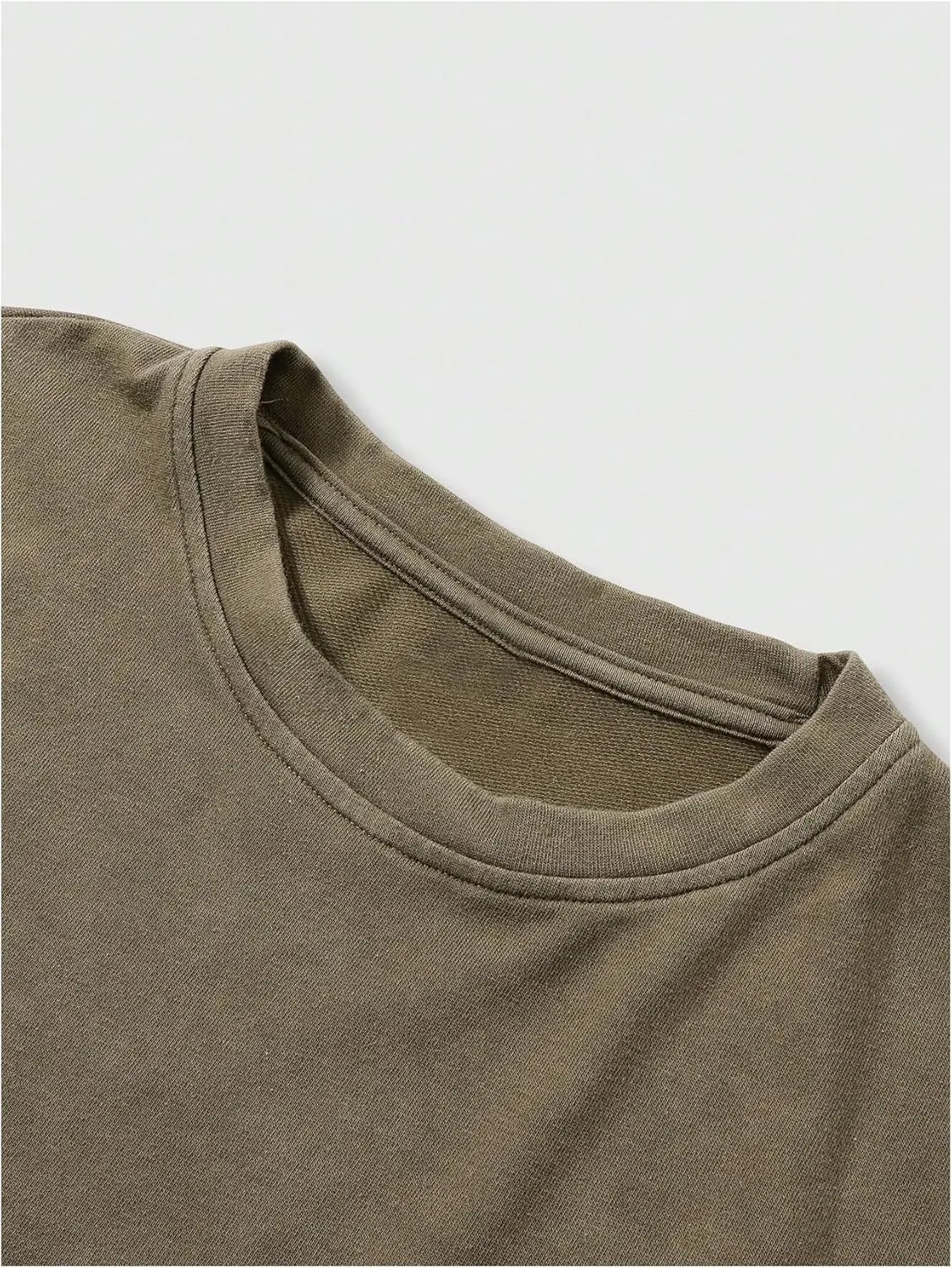 Men's Graphic Tee Shirt Oversized Drop Shoulder Vintage T-Shirt Letter Print Streetwear Casual Summer Tops