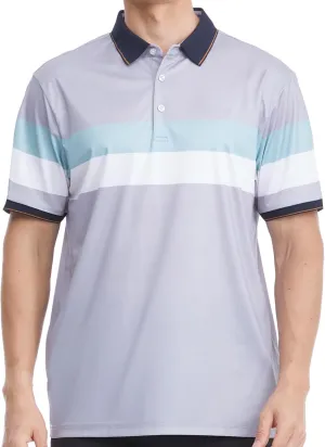 Mens Polo Shirts Short Sleeve Golf Shirt Moisture Wicking Dry Fit Casual Stylish Polo Shirt for Men