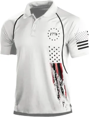 Men's Short Sleeve Shirt Cargo Tactical Military Pullover T-Shirt Quick Dry Army Combat Polo Shirts