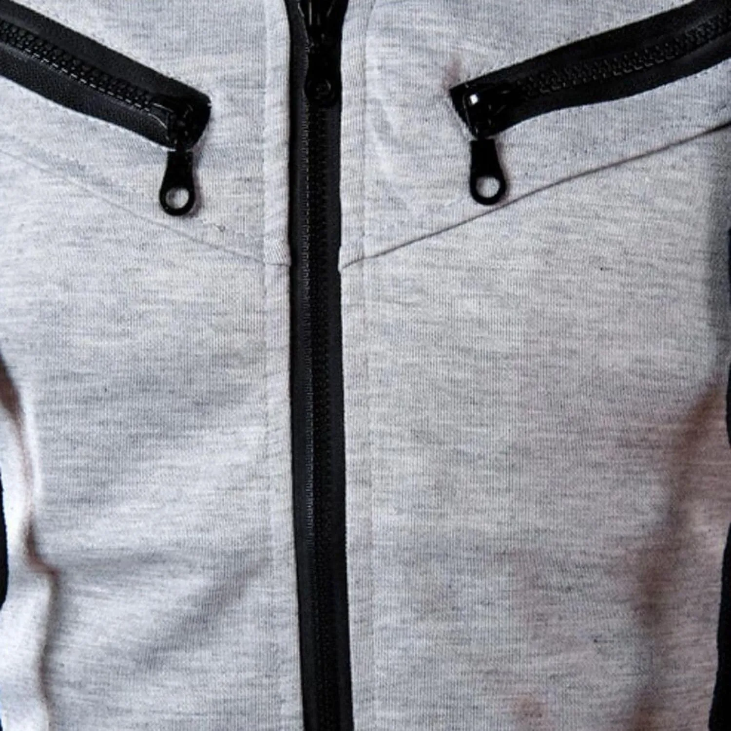 Men's Sleeveless Hoodie Vest Workout Tank Top Hooded Fitted Fall Zip Up Slimming Spring