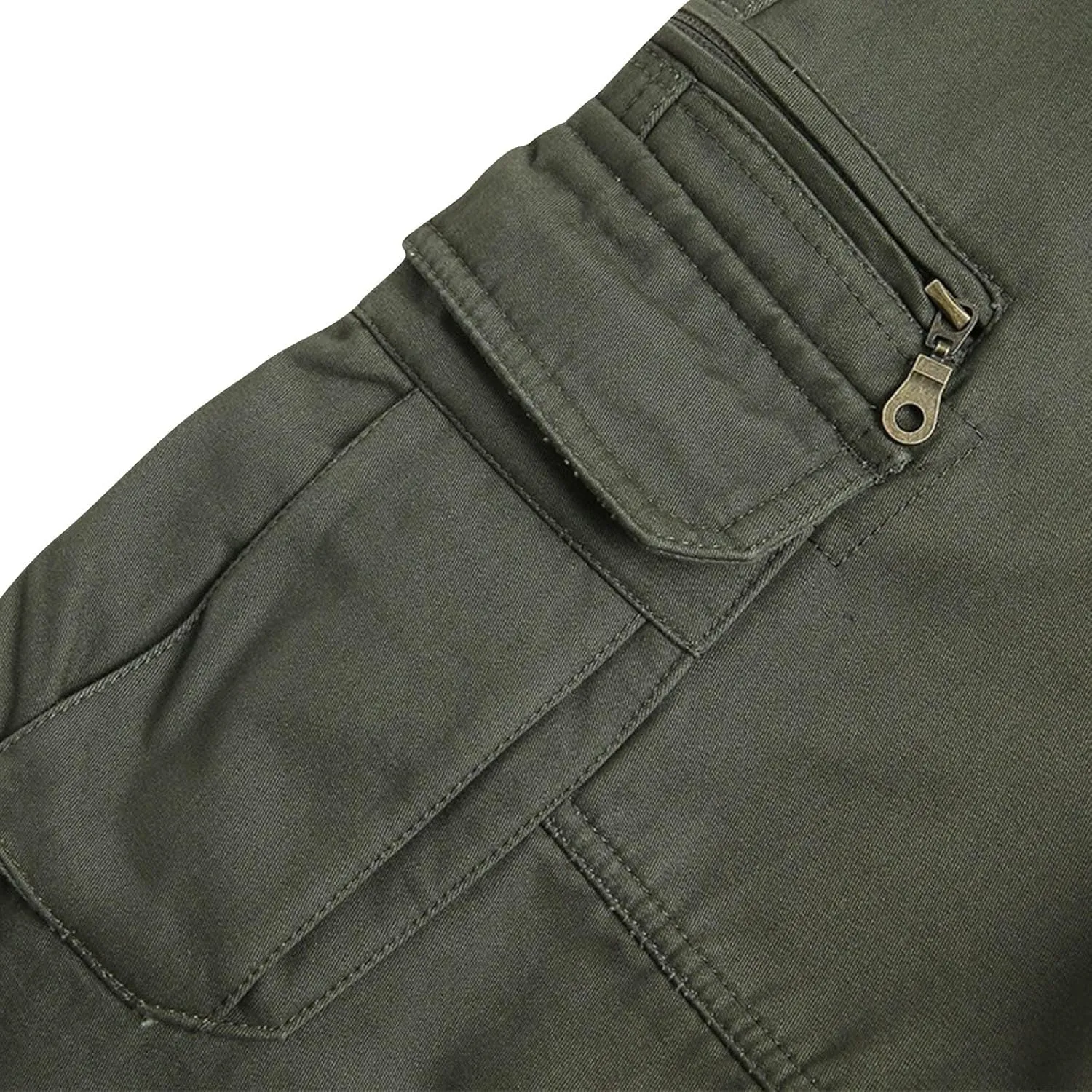 Men's Stretch Cargo Pants Straight Fit Hiking Pants Lightweight Casual Work Pants with Multi Pockets